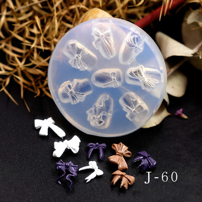 Καλούπι σιλικόνης για σκάλισμα νυχιών 3D Bear Butterfly Heart φόρμα στάμπας πλάκας νυχιών Στένσιλ DIY UV Gel Ιαπωνικά εργαλεία μανικιούρ