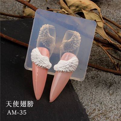 Καλούπι σιλικόνης για σκάλισμα νυχιών 3D Bear Butterfly Heart φόρμα στάμπας πλάκας νυχιών Στένσιλ DIY UV Gel Ιαπωνικά εργαλεία μανικιούρ