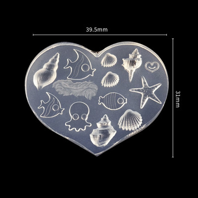 Καλούπι σιλικόνης για σκάλισμα νυχιών 3D Bear Butterfly Heart φόρμα στάμπας πλάκας νυχιών Στένσιλ DIY UV Gel Ιαπωνικά εργαλεία μανικιούρ