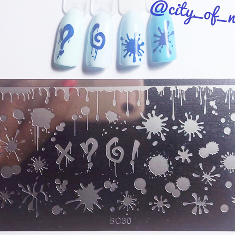 Köröm sablon Virág Koszorú Design Bélyegző lemezek Manikűr Körömdísz képlemez Barkácsolás Körömdíszek sablonok