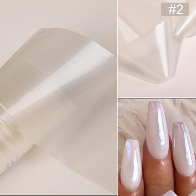 Χριστουγεννιάτικα Snowflakes Nail Foil Αυτοκόλλητα Μαρμάρινο λουλούδι Πεταλούδα Μεταφορά Αυτοκόλλητο Χαρτί Αλουμινόχαρτο από φύλλα σφενδάμου DIY Διακοσμητικά νυχιών