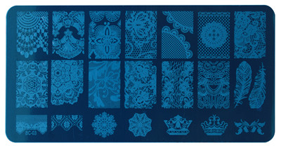 2022 Νέα σχέδια Rose Flower Nail Art Stamp Stamp Flower Mandala Butterfly Image Plate Stamping Nail Plate Εργαλεία μανικιούρ