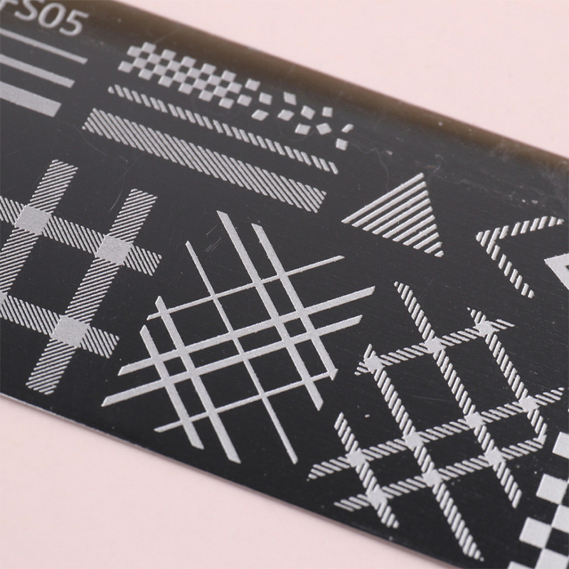 Divat körömbélyegző lemezek virág/geometrikus minták körömdíszítő sablon barkácsoláshoz körömdísz Állati bélyegzőlap manikűrhöz