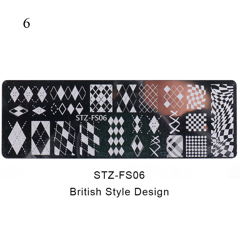 Divat körömbélyegző lemezek virág/geometrikus minták körömdíszítő sablon barkácsoláshoz körömdísz Állati bélyegzőlap manikűrhöz