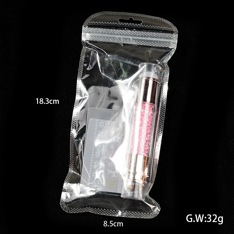 3db körömbélyegző készlet, kétfejű szilikon bélyegző oldalsó véletlenszerű sablon 11,5*2 cm tejszerű szilikon könnyűnyomtatási bélyegzőkészlet %$