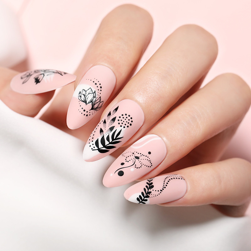 ΗΜΕΡΟΛΟΓΙΟ NICOLE Big Rectangle Nail Stamping Plates Flower Leaves Template Stamping Dot Point Image Printing Stencil Manicuring
