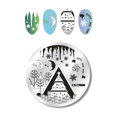 Zjoys Nail Stamping Plates 2018 Bee Birdie Summer Flower Χαριτωμένο Anime Εικόνα Gel Πρότυπου Νυχιών Στένσιλ Εργαλείο προτύπων μανικιούρ