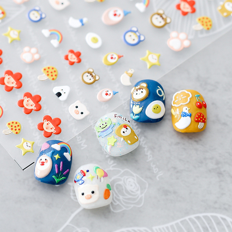 Αυτοκόλλητα 5D χαραγμένα γαλαξία για νύχια Χαλκομανίες Space Planet Design Αυτοκόλλητα διακοσμητικά νυχιών χρωματιστά γούρι Moon Star