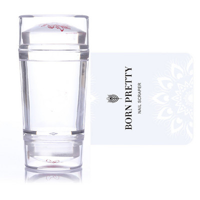 BORN PRETTY French Nail Stmaper Christmas Clear Silicone Stampers Kit Snowflake Nail Art tempel ja kaabits maniküüri kujundamiseks