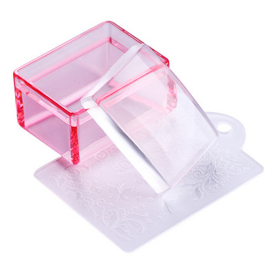 BORN PRETTY French Nail Stmaper Christmas Clear Silicone Stampers Kit Snowflake Nail Art tempel ja kaabits maniküüri kujundamiseks