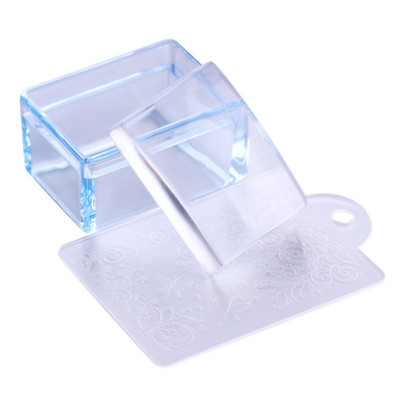 BORN PRETTY French Nail Stmaper Christmas Clear Silicone Stampers Kit Snowflake Nail Art tempel ja kaabits maniküüri kujundamiseks