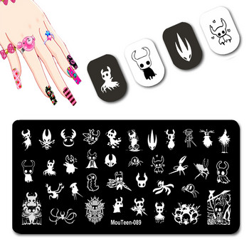 DISNEY Cartoon Totoro Nail Stamping Plates Chinchilla Anime Stamp Templates Nail For Design Nail #093