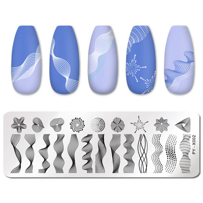 12*6 cm küünekunsti mallid templiplaat Lill liblikas loomakujutise disain klaastemperatuuri pits templite mallid plaadid