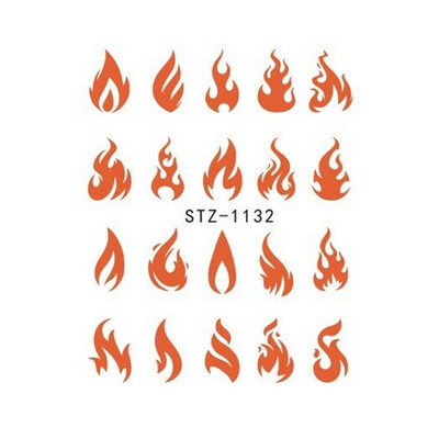 Αυτοκόλλητο για μεταφορά νερού κινέζικου δράκου Snake Κινέζοι χαρακτήρες Myth Slider Πρωτοχρονιάτικο Slider Νυχιών Διακόσμηση SLSTZ1114-1137-1