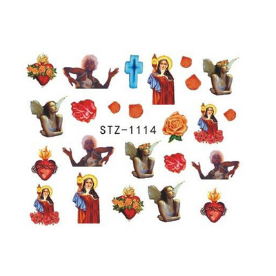 Αυτοκόλλητο για μεταφορά νερού κινέζικου δράκου Snake Κινέζοι χαρακτήρες Myth Slider Πρωτοχρονιάτικο Slider Νυχιών Διακόσμηση SLSTZ1114-1137-1