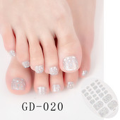 Sanuxc 3D αυτοκόλλητα νυχιών Γυαλιστερό γκλίτερ Αυτοκόλλητα βερνίκι νυχιών για πόδια Αυτοκόλλητα αυτοκόλλητα αυτοκόλλητα για νύχια ποδιών