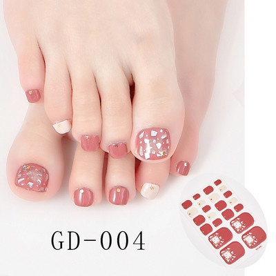 Sanuxc 3D αυτοκόλλητα νυχιών Γυαλιστερό γκλίτερ Αυτοκόλλητα βερνίκι νυχιών για πόδια Αυτοκόλλητα αυτοκόλλητα αυτοκόλλητα για νύχια ποδιών