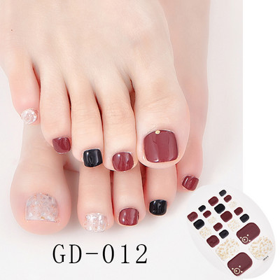 Sanuxc 3D αυτοκόλλητα νυχιών Γυαλιστερό γκλίτερ Αυτοκόλλητα βερνίκι νυχιών για πόδια Αυτοκόλλητα αυτοκόλλητα αυτοκόλλητα για νύχια ποδιών