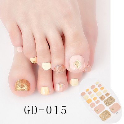 Sanuxc 3D αυτοκόλλητα νυχιών Γυαλιστερό γκλίτερ Αυτοκόλλητα βερνίκι νυχιών για πόδια Αυτοκόλλητα αυτοκόλλητα αυτοκόλλητα για νύχια ποδιών