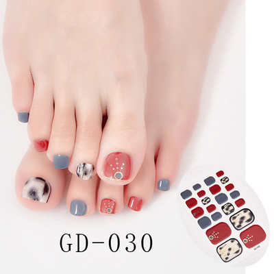 Sanuxc 3D αυτοκόλλητα νυχιών Γυαλιστερό γκλίτερ Αυτοκόλλητα βερνίκι νυχιών για πόδια Αυτοκόλλητα αυτοκόλλητα αυτοκόλλητα για νύχια ποδιών