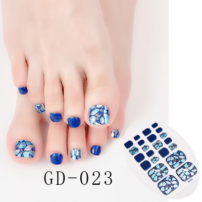 Sanuxc 3D αυτοκόλλητα νυχιών Γυαλιστερό γκλίτερ Αυτοκόλλητα βερνίκι νυχιών για πόδια Αυτοκόλλητα αυτοκόλλητα αυτοκόλλητα για νύχια ποδιών