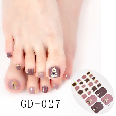 Sanuxc 3D αυτοκόλλητα νυχιών Γυαλιστερό γκλίτερ Αυτοκόλλητα βερνίκι νυχιών για πόδια Αυτοκόλλητα αυτοκόλλητα αυτοκόλλητα για νύχια ποδιών