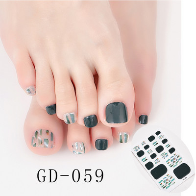 Sanuxc 3D αυτοκόλλητα νυχιών Γυαλιστερό γκλίτερ Αυτοκόλλητα βερνίκι νυχιών για πόδια Αυτοκόλλητα αυτοκόλλητα αυτοκόλλητα για νύχια ποδιών