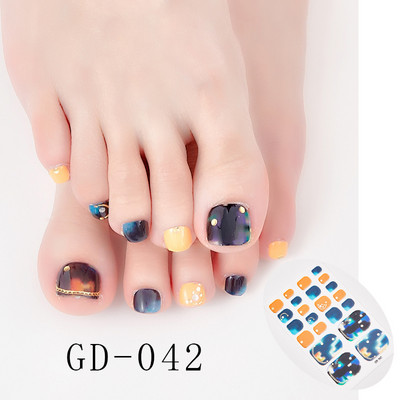 Sanuxc 3D αυτοκόλλητα νυχιών Γυαλιστερό γκλίτερ Αυτοκόλλητα βερνίκι νυχιών για πόδια Αυτοκόλλητα αυτοκόλλητα αυτοκόλλητα για νύχια ποδιών