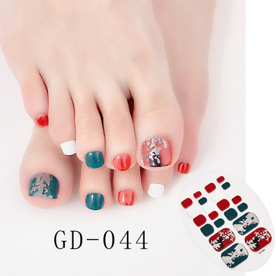 Sanuxc 3D αυτοκόλλητα νυχιών Γυαλιστερό γκλίτερ Αυτοκόλλητα βερνίκι νυχιών για πόδια Αυτοκόλλητα αυτοκόλλητα αυτοκόλλητα για νύχια ποδιών