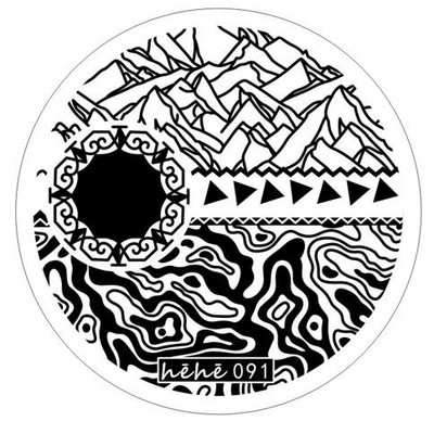 1 ΤΕΜ. Πλάκες για σφράγιση νυχιών από ανοξείδωτο ατσάλι Μανικιούρ DIY Διακοσμήσεις εικόνας Anime Στρογγυλά Πρότυπα για στάμπες νυχιών Πρότυπα Nail Art Stencil 5.5