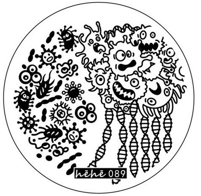 1 ΤΕΜ. Πλάκες για σφράγιση νυχιών από ανοξείδωτο ατσάλι Μανικιούρ DIY Διακοσμήσεις εικόνας Anime Στρογγυλά Πρότυπα για στάμπες νυχιών Πρότυπα Nail Art Stencil 5.5