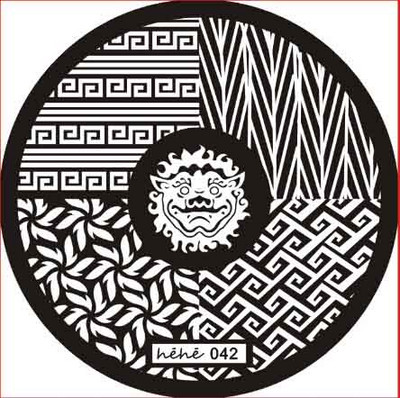 1 ΤΕΜ. Πλάκες για σφράγιση νυχιών από ανοξείδωτο ατσάλι Μανικιούρ DIY Διακοσμήσεις εικόνας Anime Στρογγυλά Πρότυπα για στάμπες νυχιών Πρότυπα Nail Art Stencil 5.5