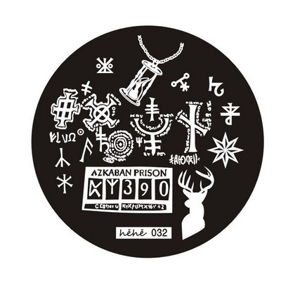 1 ΤΕΜ. Πλάκες για σφράγιση νυχιών από ανοξείδωτο ατσάλι Μανικιούρ DIY Διακοσμήσεις εικόνας Anime Στρογγυλά Πρότυπα για στάμπες νυχιών Πρότυπα Nail Art Stencil 5.5