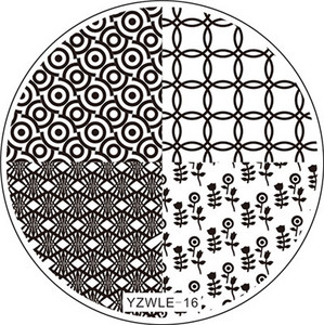 WUF 1 ΤΕΜ 5,5 εκ. Στρογγυλό ανοξείδωτο ατσάλι DIY Πρότυπα για πλάκες τέχνης νυχιών Σφράγιση εικόνας Στένσιλ 30 στυλ για επιλογή