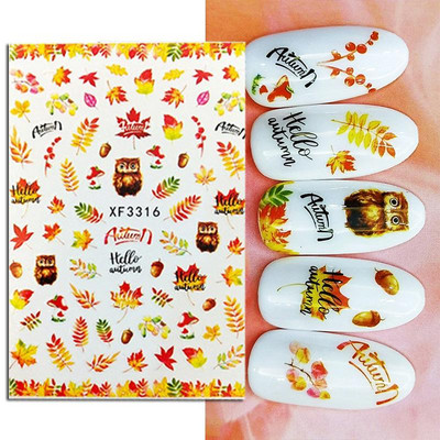 Χριστουγεννιάτικο 3D αυτοκόλλητο νυχιών Ολογραφικό ασημί χρυσό τρισδιάστατο αυτοκόλλητο μανικιούρ για μανικιούρ λευκό χιόνι για διακόσμηση νυχιών