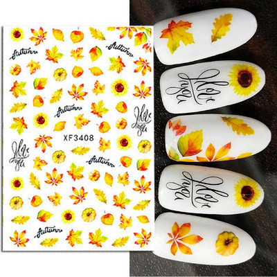 Χριστουγεννιάτικο 3D αυτοκόλλητο νυχιών Ολογραφικό ασημί χρυσό τρισδιάστατο αυτοκόλλητο μανικιούρ για μανικιούρ λευκό χιόνι για διακόσμηση νυχιών