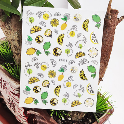 3D αυτοκόλλητα για νύχια Χαριτωμένο κορίτσι παπιγιόν λουλούδια Σχέδιο χειλιών Διακόσμηση νυχιών τέχνης μανικιούρ Αυτοκόλλητα αξεσουάρ μεμβράνης για νύχια