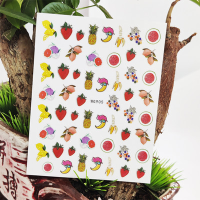 3D αυτοκόλλητα για νύχια Χαριτωμένο κορίτσι παπιγιόν λουλούδια Σχέδιο χειλιών Διακόσμηση νυχιών τέχνης μανικιούρ Αυτοκόλλητα αξεσουάρ μεμβράνης για νύχια