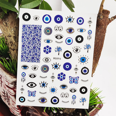 3D αυτοκόλλητα για νύχια Χαριτωμένο κορίτσι παπιγιόν λουλούδια Σχέδιο χειλιών Διακόσμηση νυχιών τέχνης μανικιούρ Αυτοκόλλητα αξεσουάρ μεμβράνης για νύχια