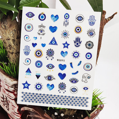 3D αυτοκόλλητα για νύχια Χαριτωμένο κορίτσι παπιγιόν λουλούδια Σχέδιο χειλιών Διακόσμηση νυχιών τέχνης μανικιούρ Αυτοκόλλητα αξεσουάρ μεμβράνης για νύχια