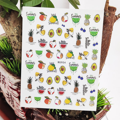 3D αυτοκόλλητα για νύχια Χαριτωμένο κορίτσι παπιγιόν λουλούδια Σχέδιο χειλιών Διακόσμηση νυχιών τέχνης μανικιούρ Αυτοκόλλητα αξεσουάρ μεμβράνης για νύχια