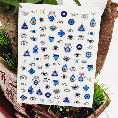 3D αυτοκόλλητα για νύχια Χαριτωμένο κορίτσι παπιγιόν λουλούδια Σχέδιο χειλιών Διακόσμηση νυχιών τέχνης μανικιούρ Αυτοκόλλητα αξεσουάρ μεμβράνης για νύχια