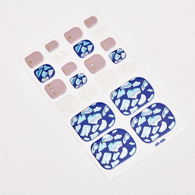 Αυτοκόλλητο αυτοκόλλητο βερνίκι νυχιών Sanuxc αυτοκόλλητο αυτοκόλλητο βερνίκι νυχιών Απλό αυτοκόλλητα Διακόσμηση νυχιών Μινιμαλιστικό πλήρες κάλυμμα για τα νύχια