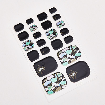 Αυτοκόλλητο αυτοκόλλητο βερνίκι νυχιών Sanuxc αυτοκόλλητο αυτοκόλλητο βερνίκι νυχιών Απλό αυτοκόλλητα Διακόσμηση νυχιών Μινιμαλιστικό πλήρες κάλυμμα για τα νύχια