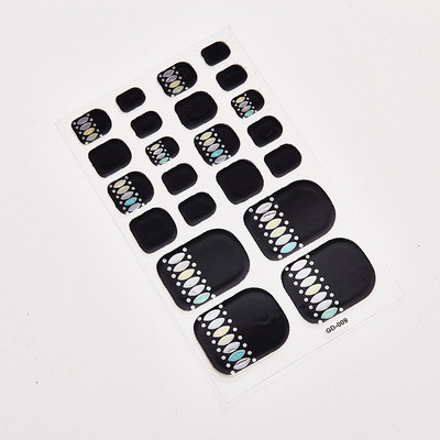 Αυτοκόλλητο αυτοκόλλητο βερνίκι νυχιών Sanuxc αυτοκόλλητο αυτοκόλλητο βερνίκι νυχιών Απλό αυτοκόλλητα Διακόσμηση νυχιών Μινιμαλιστικό πλήρες κάλυμμα για τα νύχια