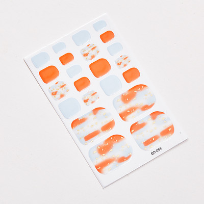 Αυτοκόλλητο αυτοκόλλητο βερνίκι νυχιών Sanuxc αυτοκόλλητο αυτοκόλλητο βερνίκι νυχιών Απλό αυτοκόλλητα Διακόσμηση νυχιών Μινιμαλιστικό πλήρες κάλυμμα για τα νύχια