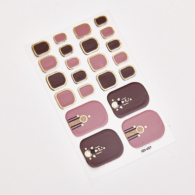 Αυτοκόλλητο αυτοκόλλητο βερνίκι νυχιών Sanuxc αυτοκόλλητο αυτοκόλλητο βερνίκι νυχιών Απλό αυτοκόλλητα Διακόσμηση νυχιών Μινιμαλιστικό πλήρες κάλυμμα για τα νύχια