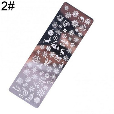 Πλάκες σφράγισης νυχιών πεταλούδας φύλλα λουλούδια Πρότυπο σφραγίδας σανίδας τέχνης νυχιών Αξεσουάρ καλουπιού στένσιλ εκτύπωσης από χάλυβα γεωμετρικές γραμμές