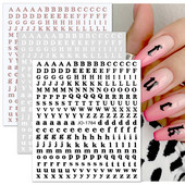 Αυτοκόλλητα ολογραφικά γράμματα για νύχια Laser 26 Αυτοκόλλητα αυτοκόλλητα νυχιών αλφάβητου αυτοκόλλητα DIY Διακόσμηση νυχιών