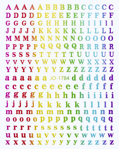 Αυτοκόλλητα ολογραφικά γράμματα για νύχια Laser 26 Αυτοκόλλητα αυτοκόλλητα νυχιών αλφάβητου αυτοκόλλητα DIY Διακόσμηση νυχιών